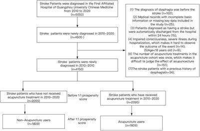 Acupuncture Reduces the Risk of Dysphagia in Stroke Patients: A Propensity Score-Matched Cohort Study